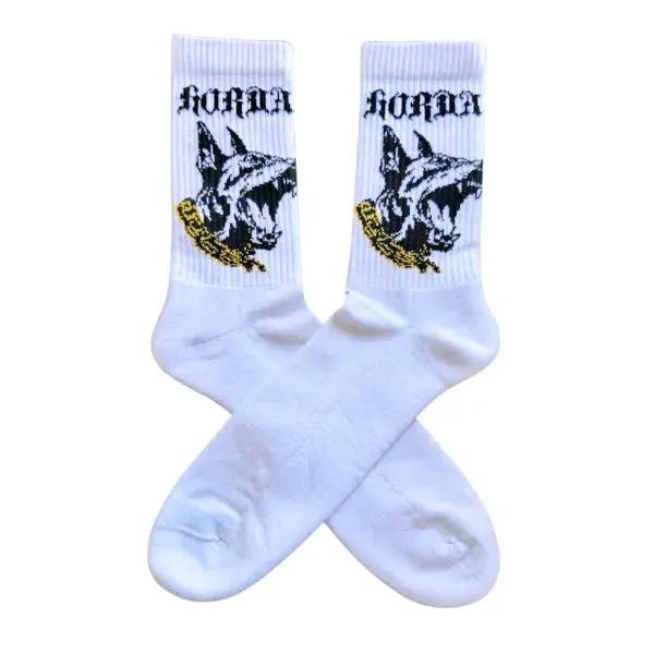 🎁 Custom socks Calzino Horda con ricamo Dobermann (100% off) Horda Brand
