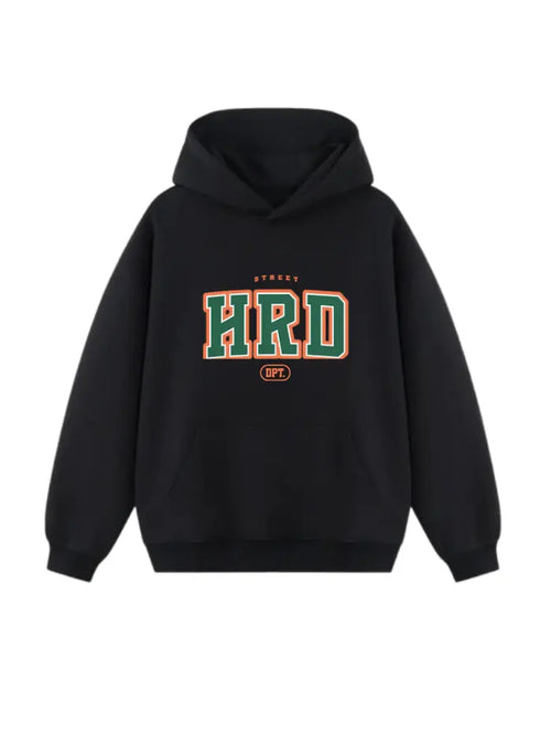Felpa 380g Taglio Boxy College – HORDA Streetwear con Tessuto Premium Italiano Horda Brand Streetwear