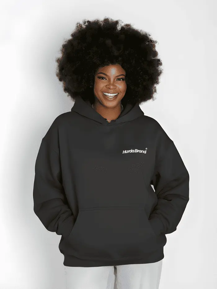 Felpa Basic Donna Boxy Fit Premium 380gsm – Stile Oversize e Comfort Horda Brand Streetwear