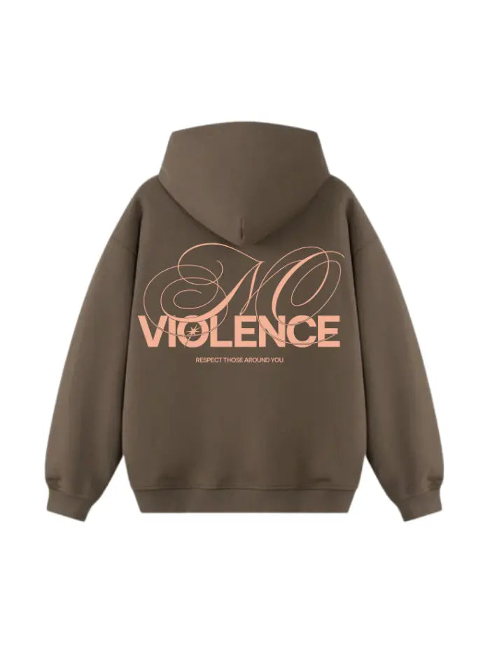 Felpa Boxy Fit 380g in Cotone Premium – HORDA Streetwear Made in Italy - No Violence Horda Brand Streetwear