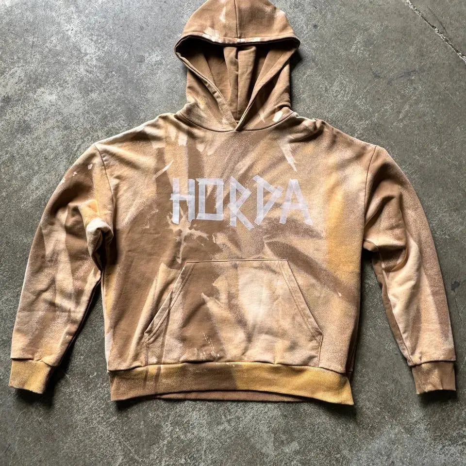 Felpa Boxy Fit Desert Dunes 100%  Cotone Horda Brand