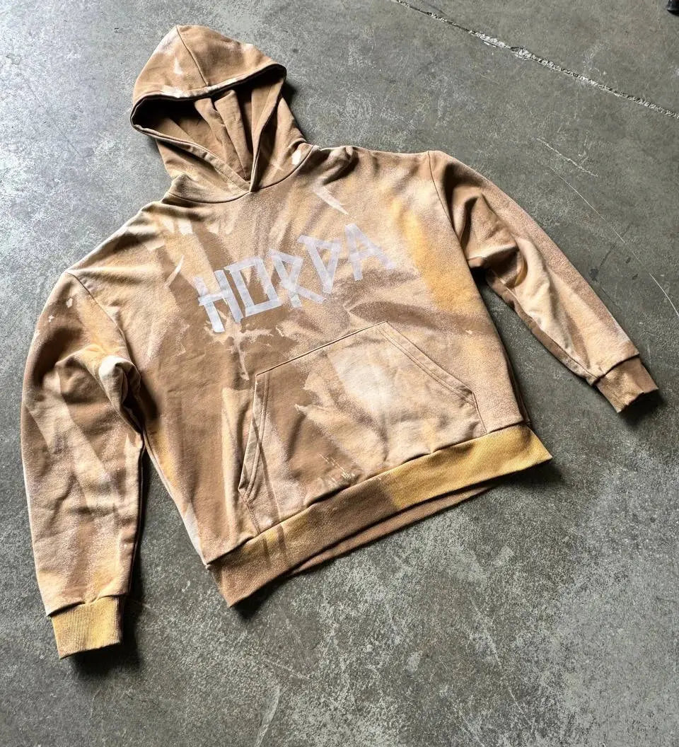 Felpa Boxy Fit Desert Dunes 100%  Cotone Horda Brand