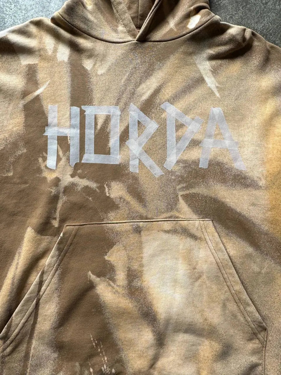 Felpa Boxy Fit Desert Dunes 100%  Cotone Horda Brand