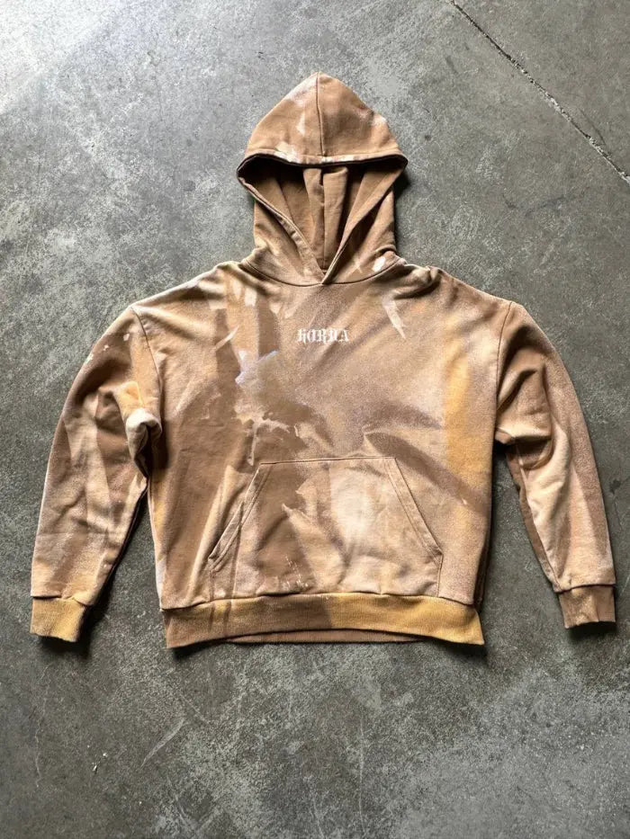 Felpa Boxy Fit Desert Dunes Basic 100% Cotone Horda Brand Streetwear