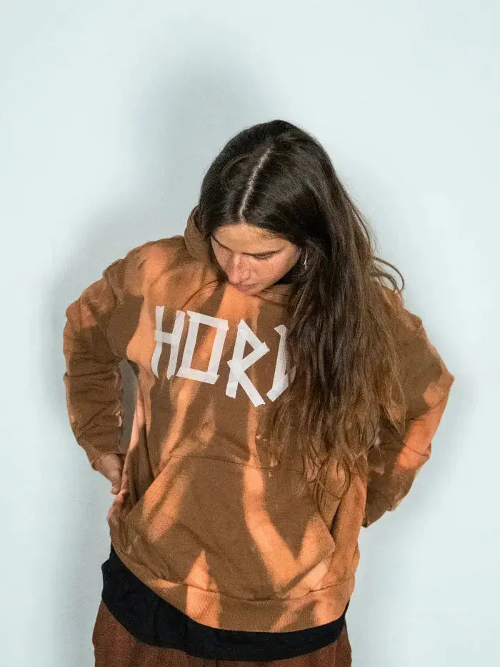 Felpa Boxy Fit Pink Beach 100% cotone Horda Brand Streetwear