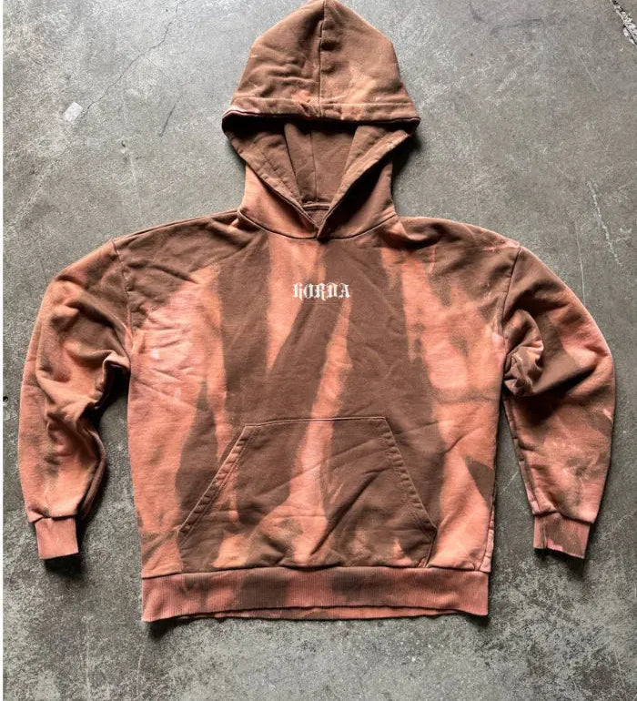 Felpa Boxy Fit Pink Beach Basic 100% Cotone Horda Brand