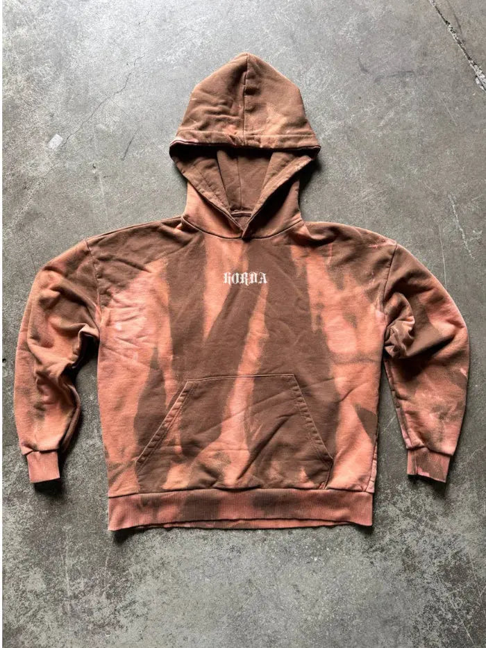 Felpa Boxy Fit Pink Beach Basic 100% Cotone Horda Brand