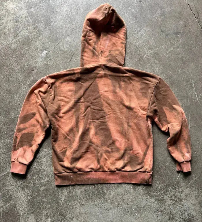 Felpa Boxy Fit Pink Beach 100% cotone Horda Brand Streetwear