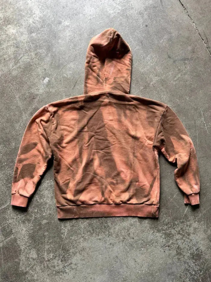 Felpa Boxy Fit Pink Beach 100% cotone Horda Brand Streetwear
