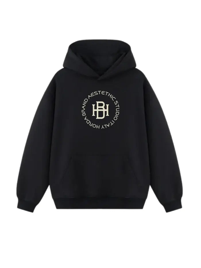 Felpa Boxy Fit Streetwear Italiana – HORDA 380g, Cotone Alta Qualità - Aestethic Horda Brand Streetwear