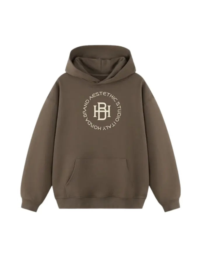 Felpa Boxy Fit Streetwear Italiana – HORDA 380g, Cotone Alta Qualità - Aestethic Horda Brand Streetwear