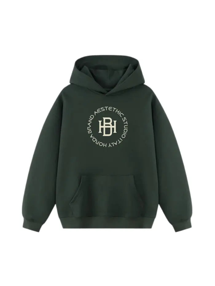 Felpa Boxy Fit Streetwear Italiana – HORDA 380g, Cotone Alta Qualità - Aestethic Horda Brand Streetwear