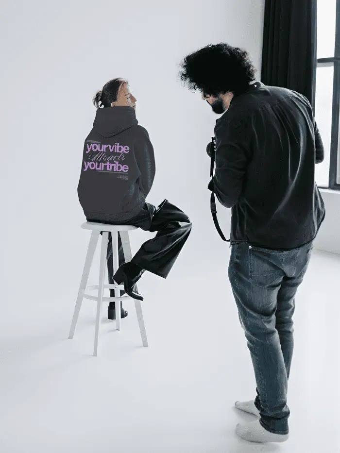 Felpa Donna Streetwear Boxy Fit 380gsm – Stile e Comfort - Your Vibes Horda Brand Streetwear