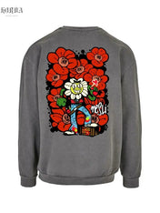 Felpa Girocollo 100% Cotone Organico Horda Brand x Nesli - Horda Brand Streetwear