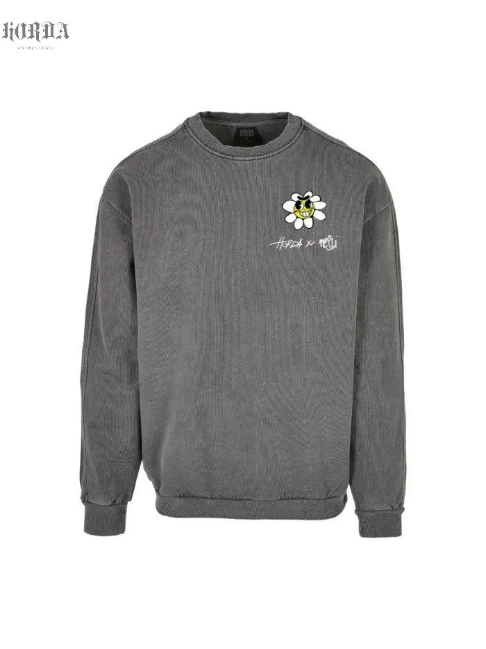 Felpa Girocollo 100% Cotone Organico Horda Brand x Nesli - Horda Brand Streetwear
