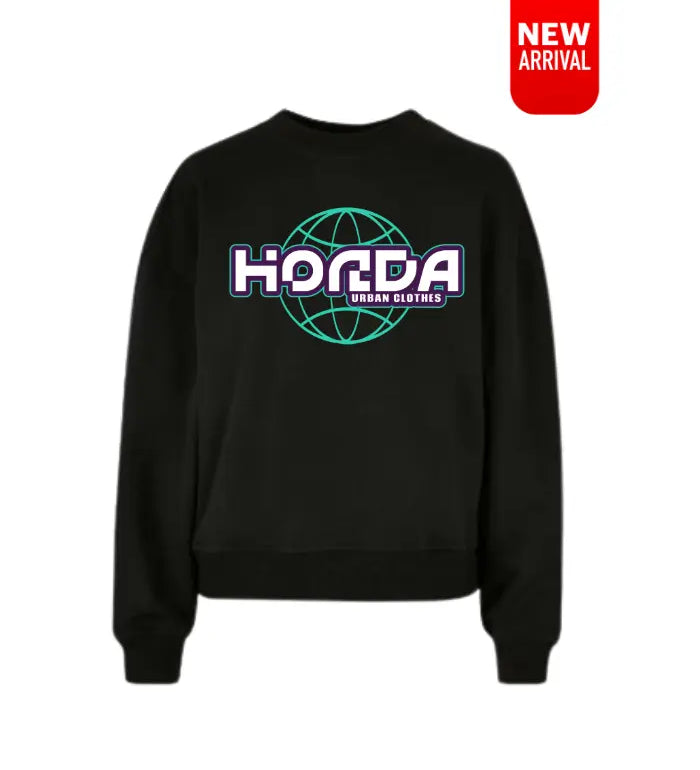 Felpa Girocollo 100% Cotone Y2K Horda Brand Streetwear