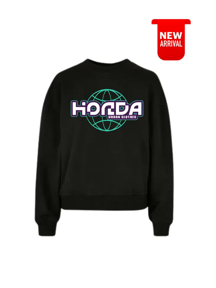 Felpa Girocollo 100% Cotone Y2K Horda Brand Streetwear