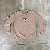 Felpa Girocollo 100% cotone Beige Horda Brand Streetwear