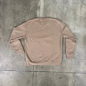 Felpa Girocollo 100% cotone Beige Horda Brand Streetwear