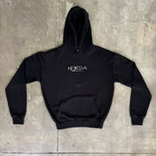 Felpa Nera Boxy Fit 100% Cotone No money and fear Boxy Fit Horda Brand Streetwear