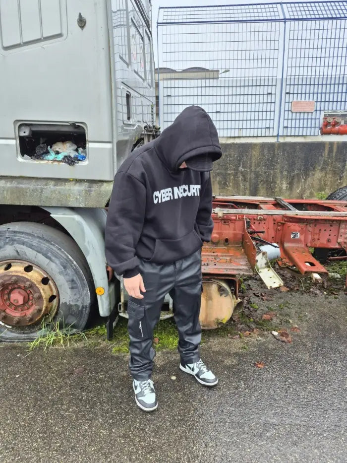 Felpa Nera con Cappuccio Horda x Il Diario del Russo – Edizione Limitata Horda Brand Streetwear