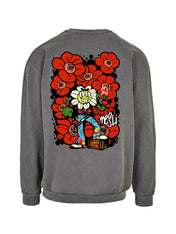 Felpa Girocollo 100% Cotone Organico Horda Brand x Nesli - Horda Brand Streetwear