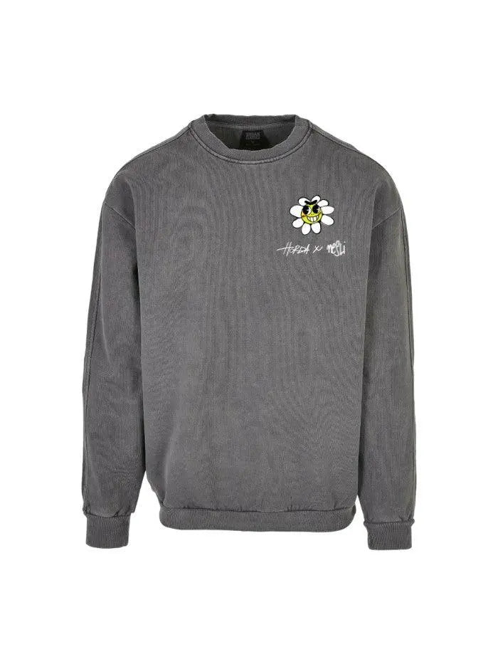 Felpa Girocollo 100% Cotone Organico Horda Brand x Nesli - Horda Brand Streetwear