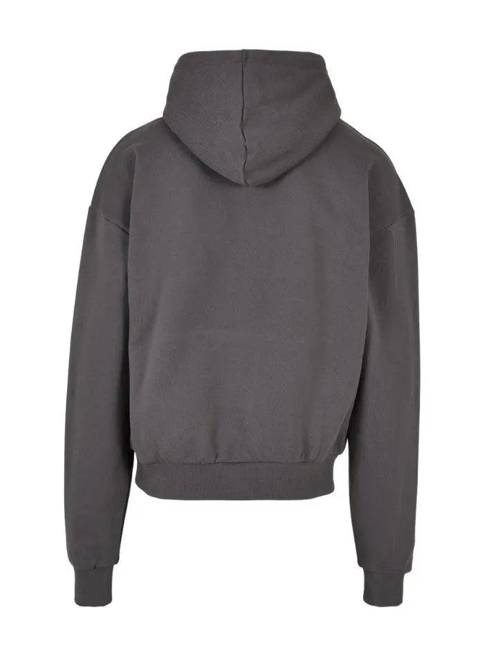 Felpa con cappuccio 100% cotone grigio asfalto Basic - Horda Brand Streetwear