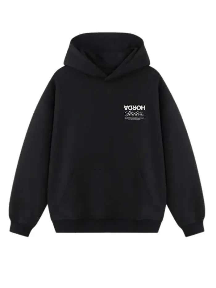 Felpa REVERSE 380g Boxy Fit – Felpa Pesante Oversize Streetwear Horda Brand Streetwear