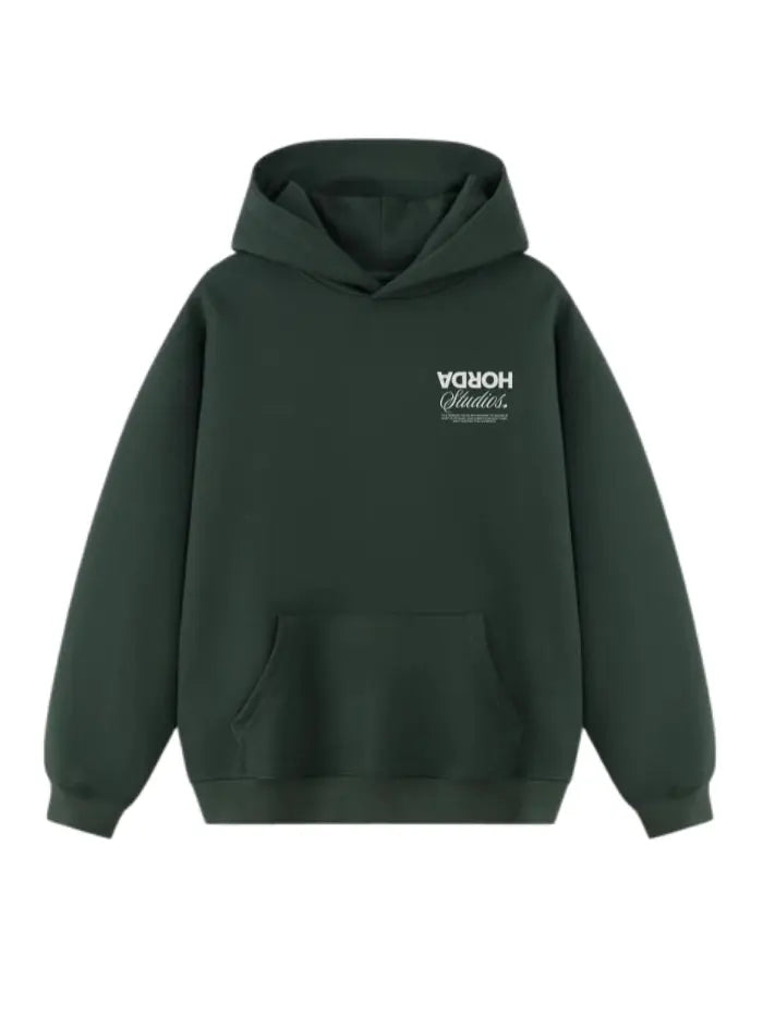 Felpa REVERSE 380g Boxy Fit – Felpa Pesante Oversize Streetwear Horda Brand Streetwear