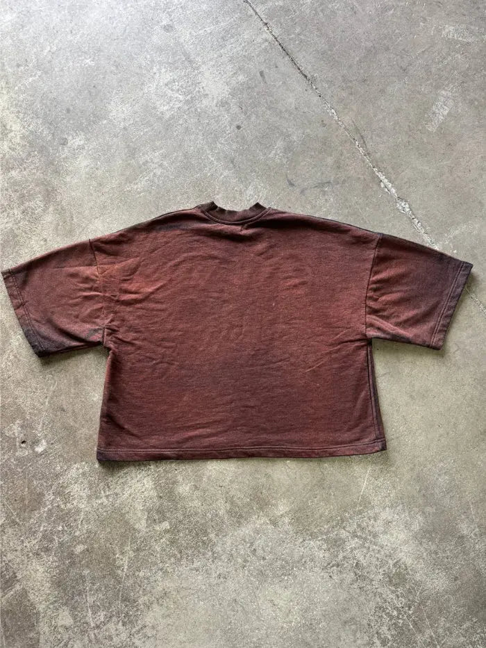 Felpa Three-quarter Sleeve Boxy Fit 100% Cotone - Horda Brand Streetwear
