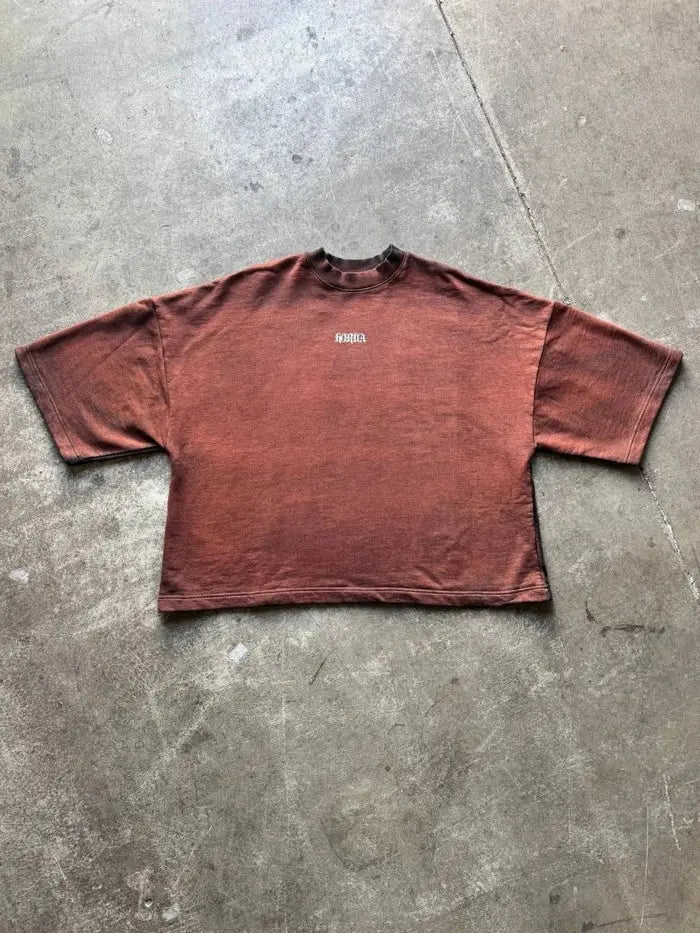 Felpa Three-quarter Sleeve Boxy Fit 100% Cotone Horda Brand