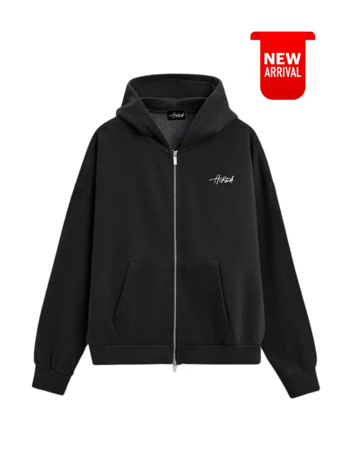 Felpa Zip 100% Cotone Horda Basic Horda Brand Streetwear