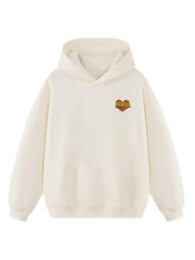 Felpa con Cappuccio 100% cotone Boxy Fit Broken Hearts Death Horda Brand Streetwear