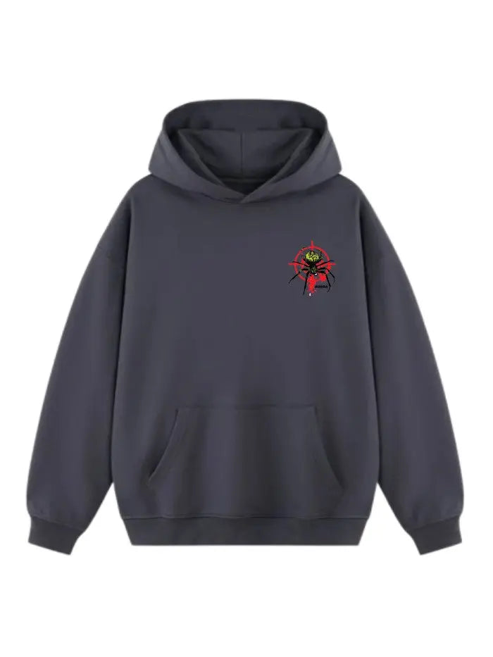 Felpa con Cappuccio Boxy Fit 100% cotone Toxicity Horda Brand Streetwear