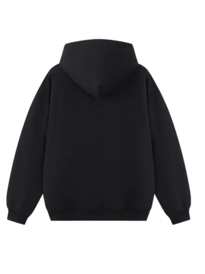 Felpa con Cappuccio HORDA Aesthetics - Hoodie Nero Made in Italy Horda Brand Streetwear