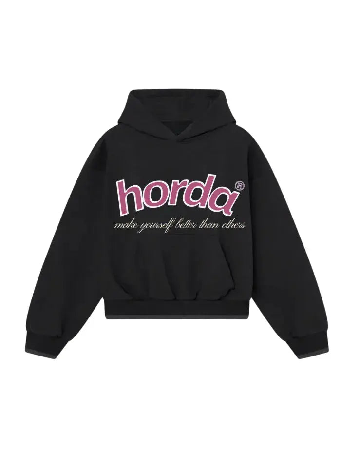 Felpa con Cappuccio Raven Donna - Heavyweight 380g Tailored Fit Horda Brand