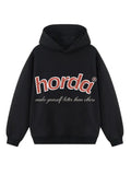 Felpa con Cappuccio Raven - Heavyweight 380g Tailored Fit Horda Brand