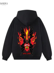 Felpa con Cappuccio nero 100% Cotone Limited Edition Anniversary Horda Brand Streetwear