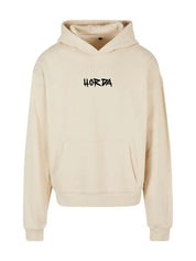 Felpa con cappuccio 100% cotone Beige Basic - Horda Brand Streetwear