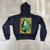 Felpa con cappuccio 100% cotone Carpa Koi Oversize Fit Horda Brand Streetwear