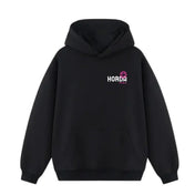 Felpa con cappuccio 100% cotone "Hate all" Boxy Fit Horda Brand Streetwear
