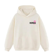 Felpa con cappuccio 100% cotone "Hate all" Boxy Fit Horda Brand Streetwear