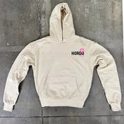 Felpa con cappuccio 100% cotone "Hate all" Boxy Fit Horda Brand Streetwear