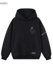 Felpa con cappuccio 100% cotone in collaborazione tra Horda e Sarah Toscano Horda Brand Streetwear