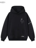 Felpa con cappuccio 100% cotone in collaborazione tra Horda e Sarah Toscano Horda Brand Streetwear