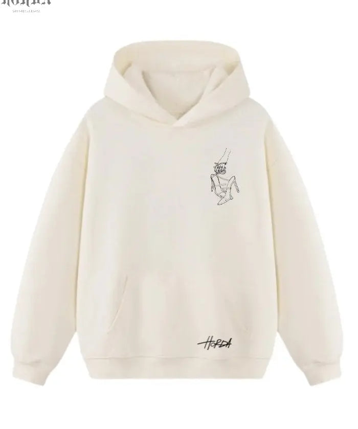 Felpa con cappuccio 100% cotone in collaborazione tra Horda e Sarah Toscano Horda Brand Streetwear