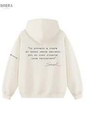 Felpa con cappuccio 100% cotone in collaborazione tra Horda e Sarah Toscano Horda Brand Streetwear