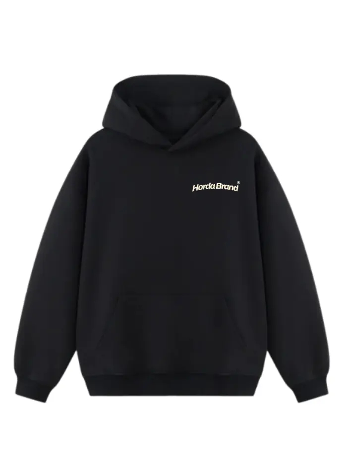 Felpa con cappuccio Horda Brand 380gsm – Look Aesthetic Horda Brand Streetwear