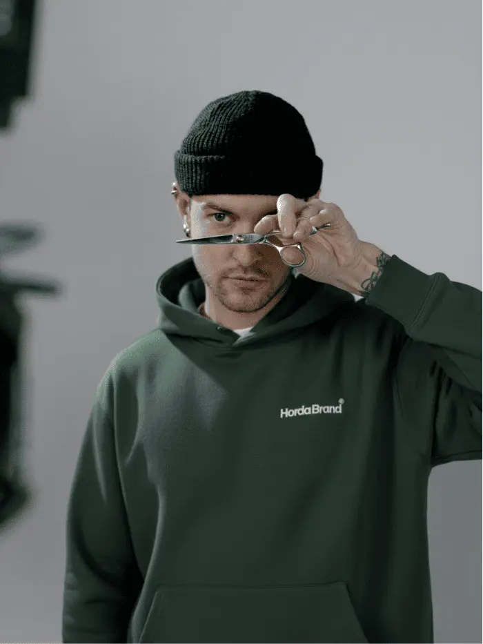 Felpa con cappuccio Horda Brand 380gsm – Look Aesthetic Horda Brand Streetwear